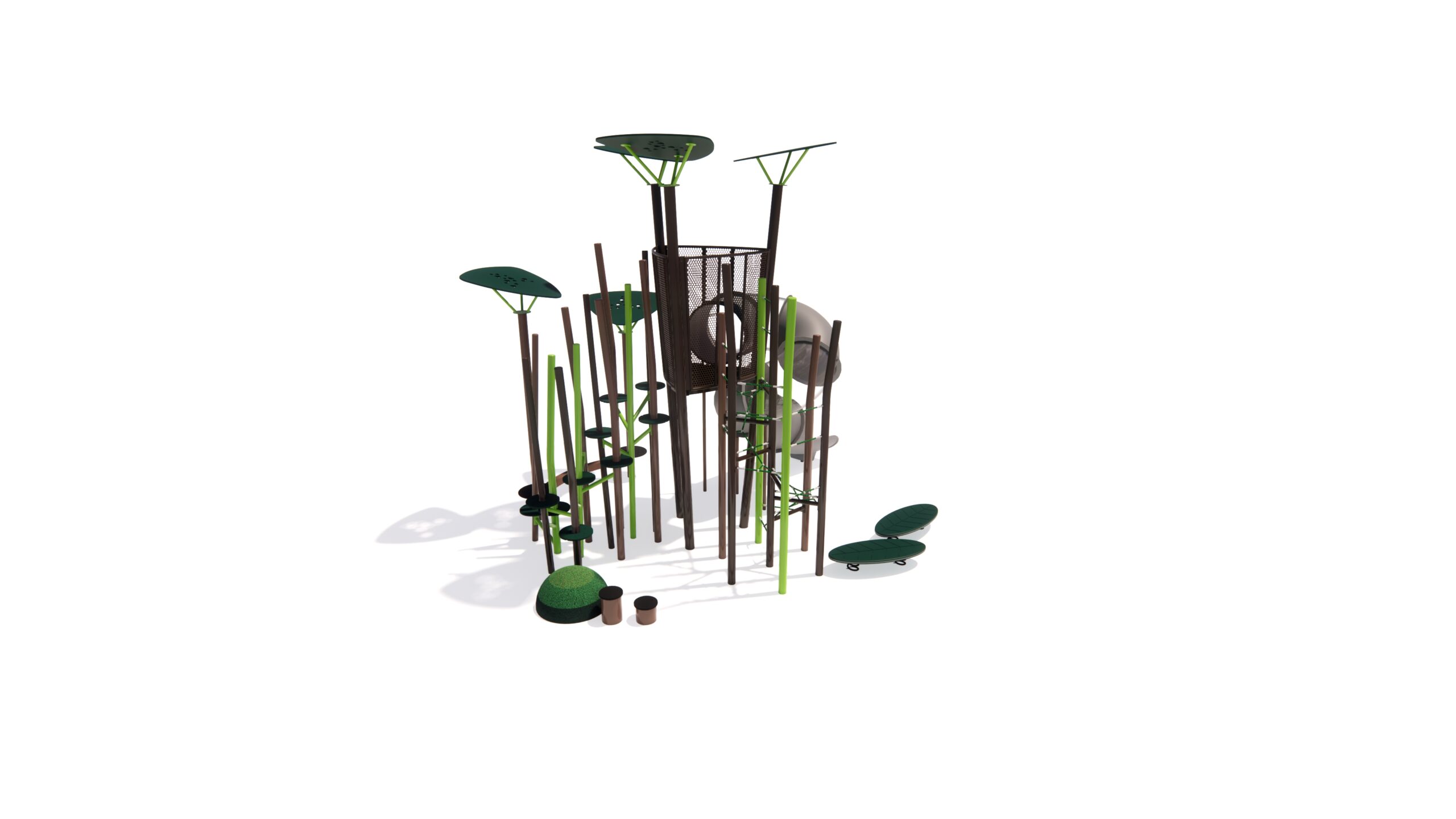 Leaf Topper_Twiggy Side - 3D View 1