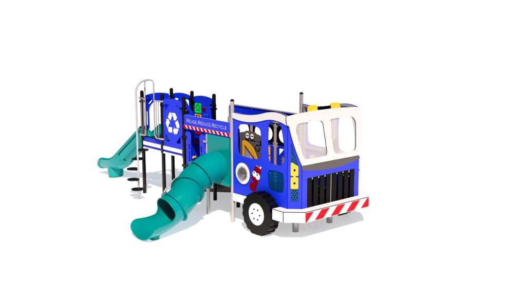 Recycling Truck View 1