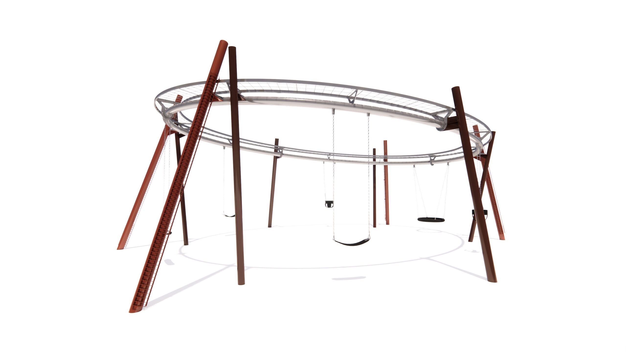 UPS-6015 - Oval Swing - 3D view 1